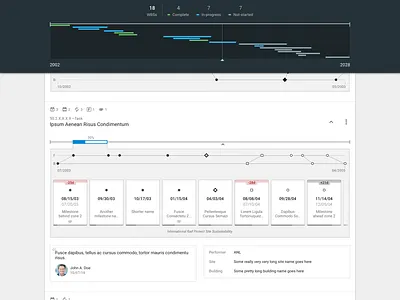 Schedule view: Tasks & milestones #2 (scrolled)