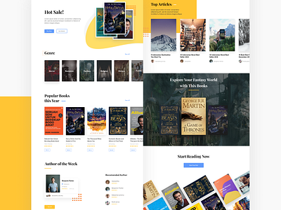 Bookstore Website book bookshop bookstore design ecommerce ui ux web web design