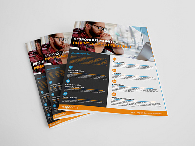 Respondus Monitor ad advertise advertisement branding business card design fab flyer flyer flyer design flyers post card