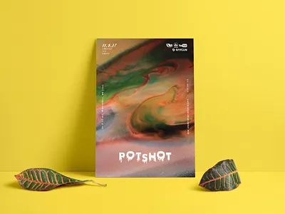 Potshot Poster ad design graphic art illustration layout print print ad print design promo typography
