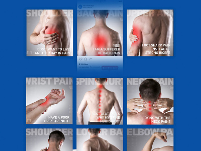 KKT Orthopedic Social Media Campaign back pain branding care center design elbow pain facebook ad instagram design kkt lower back pain neck pain orthopedic pakistan health shoulder social media social media bundle social media content social media design spine center spine health wrist pain