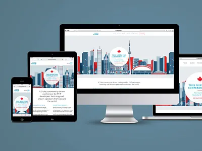 TrueNorth PHP Conference 2016 corporate branding relaunch responsive design