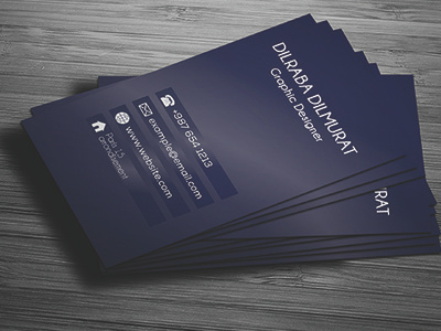 Identy Card branding design illustration