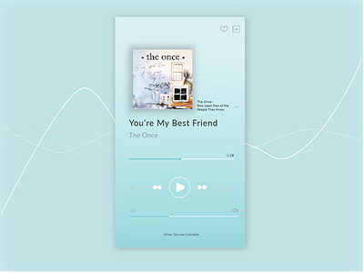 Daily UI - Music Player app branding colortheory dailyui design icon illustration logo musicplayer typography ui vector