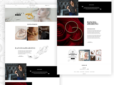 Rangda & Barong Fine Jewelry Online Shop adobe xd art direction barong branding ecommerce ecommerce design rangda sketch app ui ux web