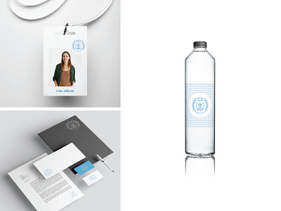 Logotype for Šiaulių Rasos Progymnasium bottle design bottle label coatofarms design drop drops envelope graphic design logo logotype logotypedesign water water bottle wave waves