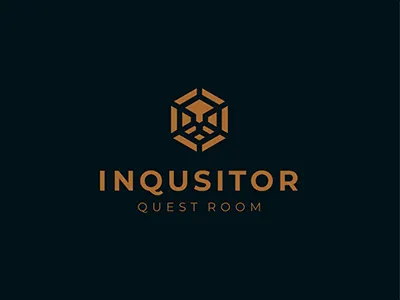 Inqusitor cube lion logo quest room