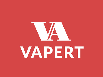 Vapert Logo branding design logo type typography vector white