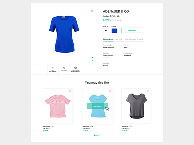 Ubup Product Detail Page design ui user inteface web design