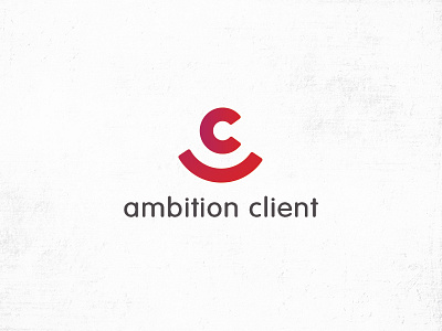 Logo Ambition Client client color icotype logo sourire typo