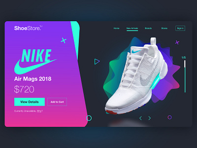 Shoe Store app art brand branding clean design flat graphic design identity illustration illustrator interaction design interface design minimal typography ui ux vector web website