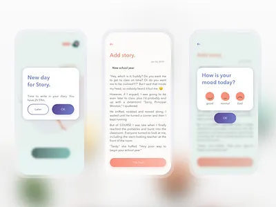Pop-Up / Overlay alert app avekarma color dailyui design mobile application overlay pop up popup ui ux vector