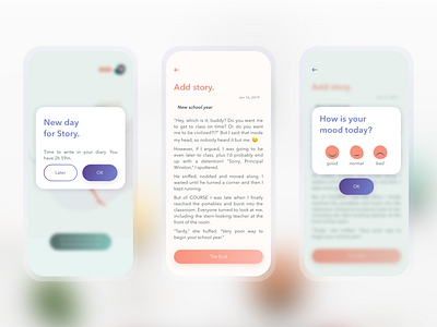 Pop-Up / Overlay alert app avekarma color dailyui design mobile application overlay pop up popup ui ux vector