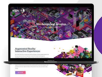 Web Design and Development of elips.io developement ux ui webdesign