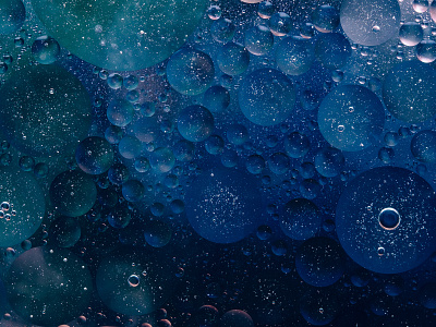 Abstract blue oil space abstract blue bubble bubbles close up dark drop drops macro oil photo photography space stars water waterdrop