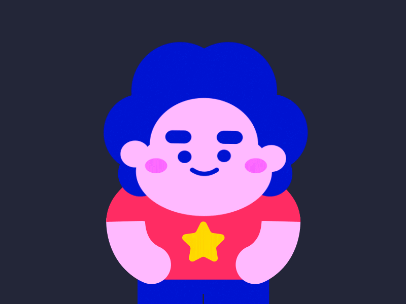Facial Animation - Steven Universe after effects animation aftereffets animation animation 2d facial expressions steven universe
