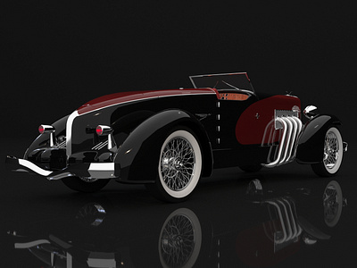 Duesenberg II 3ds max 3dsmax car corona corona render corona renderer coronarender render retro car