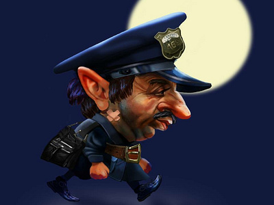 Postman 2d cartoon art cartoon character charactedesign design illustration