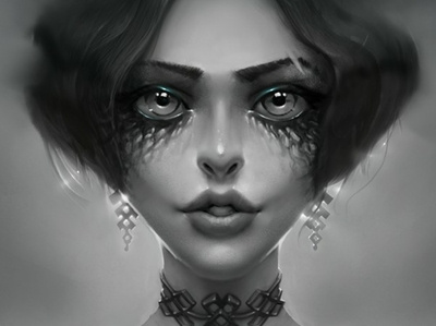 Pani art concept eye girl illustration woman