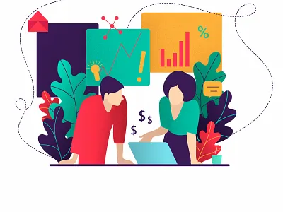 Office vector illustration advertising agency background banner business businessman cartoon character communication company computer concept construction cooperation corporate creative design education flat graphic