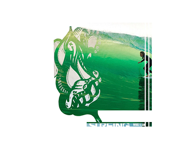 Comin' in Hot branding design graphic design graphic art hand drawn illustration logo skate street art surf surf art swag vector