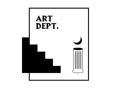 art dept. branding logo tshirt design