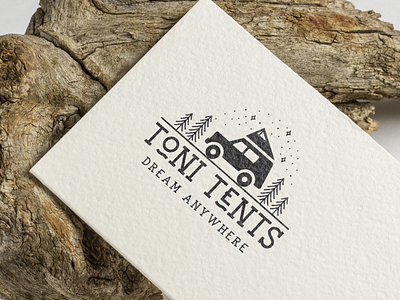 Toni Tents branding camping costa rica logo