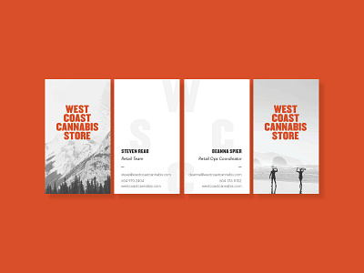 Cannabis Cards branding cannabis design logo mountain surf typography westcoast