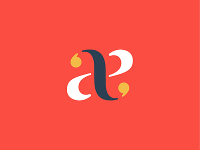 aa a aggregate arsenal identity logo monogram typography