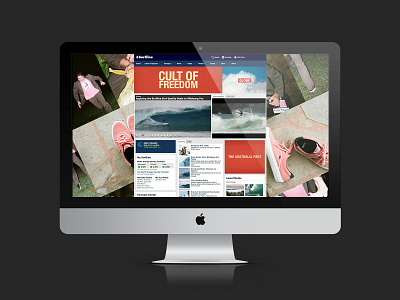 Surfline Homepage Take Over design ui video background web deisgn