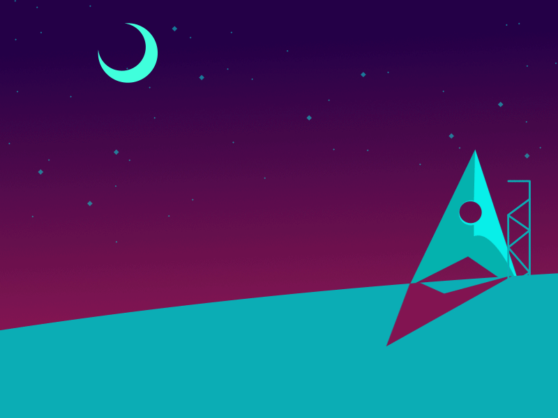 Space Control animation endless gif loop spaceship spacetravel