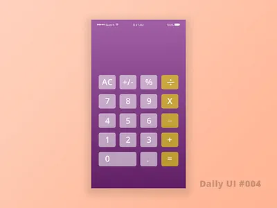 Daily UI 004 app ui uidesign ux