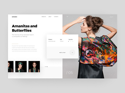 Amanitas and Butterflies - Sirinbird homepage brand branding character clean design e commerce flat icon identity illustration landing page minimal type typography ui ui ux ux web web design website