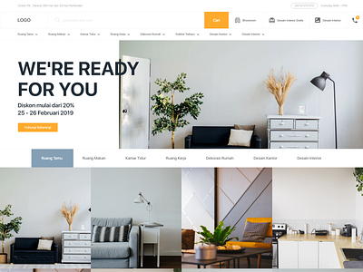 Karya Cipta Interior - WEB Design adobexd design designer developer ui ux web webdesign webdesigner webdeveloper