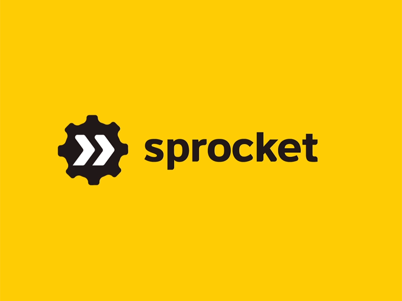 Sprocket Logo Animation bicycle bike bike app cola town bike collective columbia cycling logo animation motion sprocket