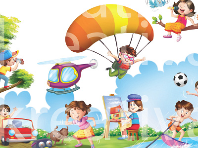 All Activity And Picture Book 2dcartoon animation branding childrensbookillustration design fun time illustration illustration art logo picturebookartist ui