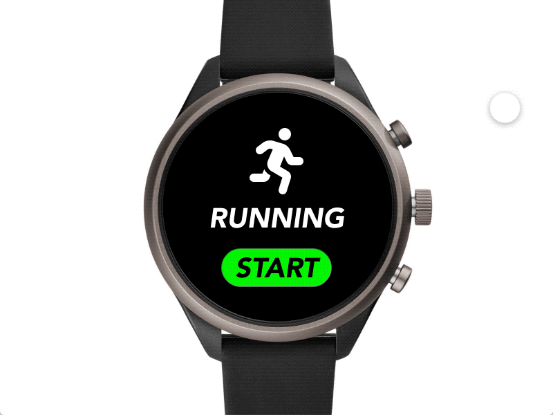 Dailyui 014 Countdown adobe xd android wear animated countdown dailyui dailyui 014 fitness app wear os wearable