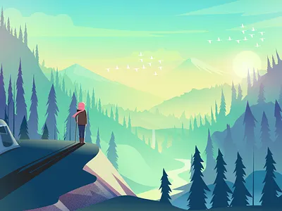 Morning illustration