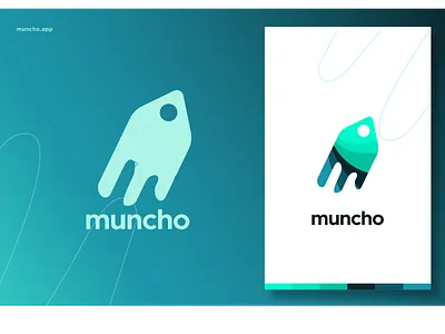 Muncho app logo m logo muncho rocket tag