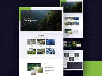 Environmental Management Website Design