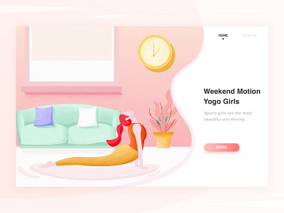 yogo girls ui 插图 设计