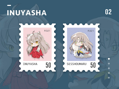 inuyasha dog illustrations inuyasha ui vector 插图 潮流插画 设计