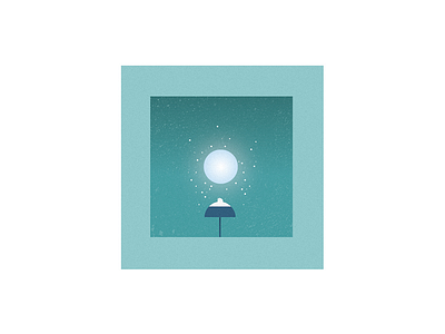 cat on an umbrella illustration