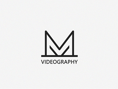 M. V. Videography - Logo branding design logo logo design typography video videography