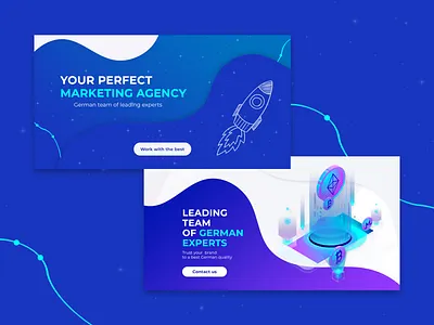 Banners for marketing agency banner design facebook marketing wave