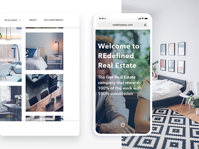 Web design for Real Estate Agency brand and identity design app interior mobile real estate real estate agency real estate branding sketch vector web design