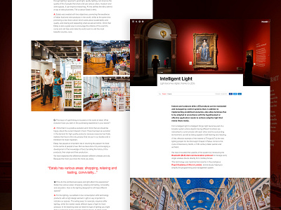 iGuzzini x Delete architecture case study digital editorial helvetica italian light minimal photography product typography ui ux design website