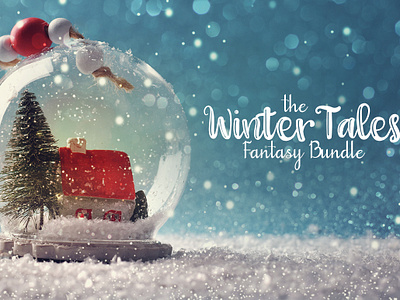 Winter Tales Feature Image 1 design resources fonts fonts bundle graphic elements