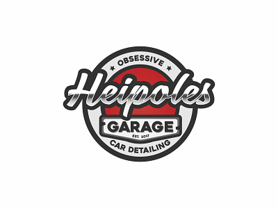 Heipoles cardetailing classic retro vector vintage