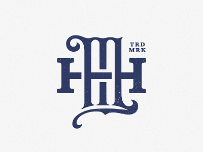 MH Monogram branding design logo logo design typography vector